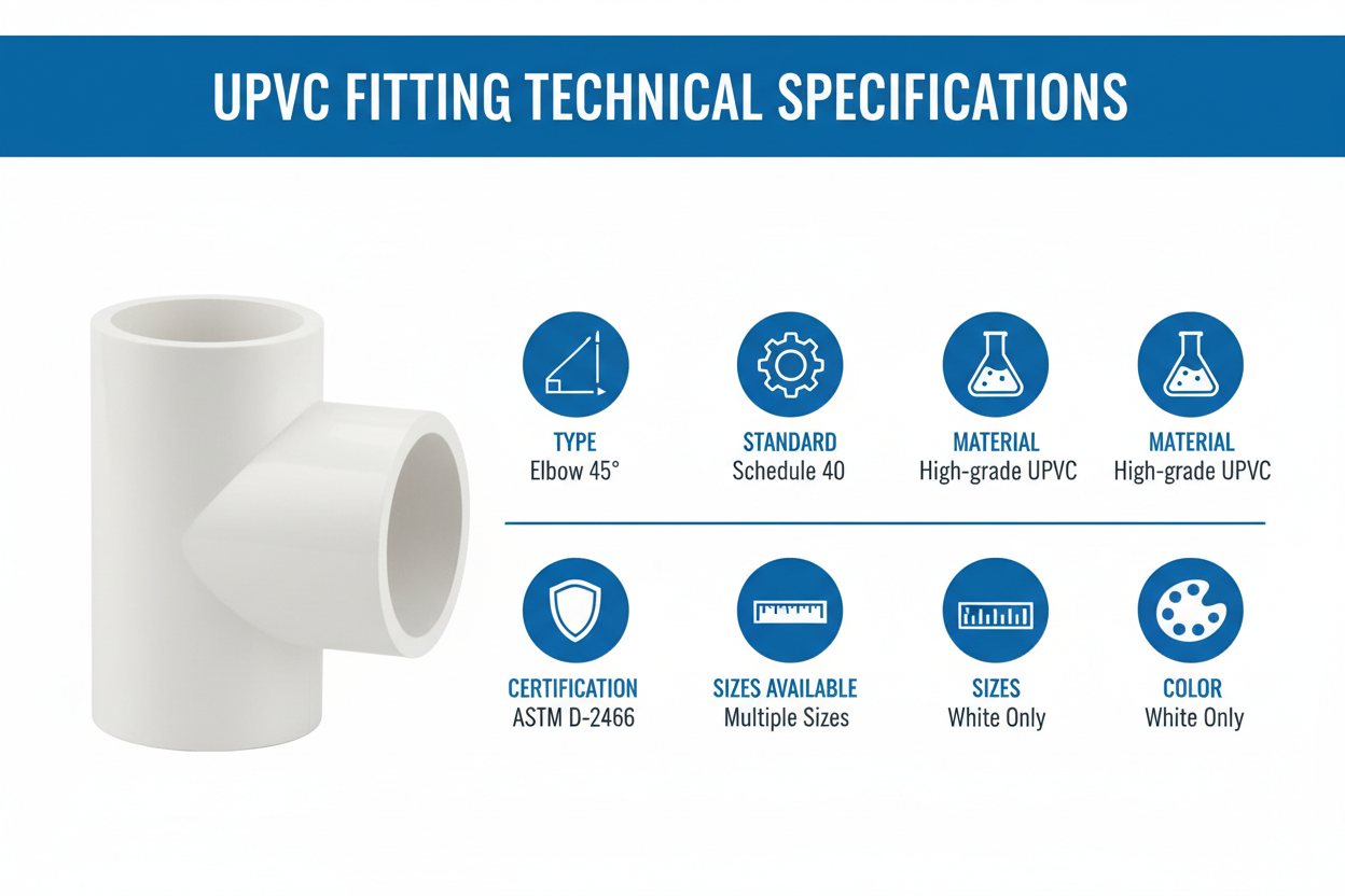 UPVC Fitting Technical Specifications
