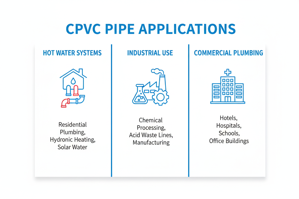 CPVC Pipe Applications