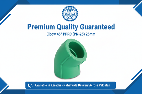 Elbow 45° PPRC PN-25 25mm Quality Certification