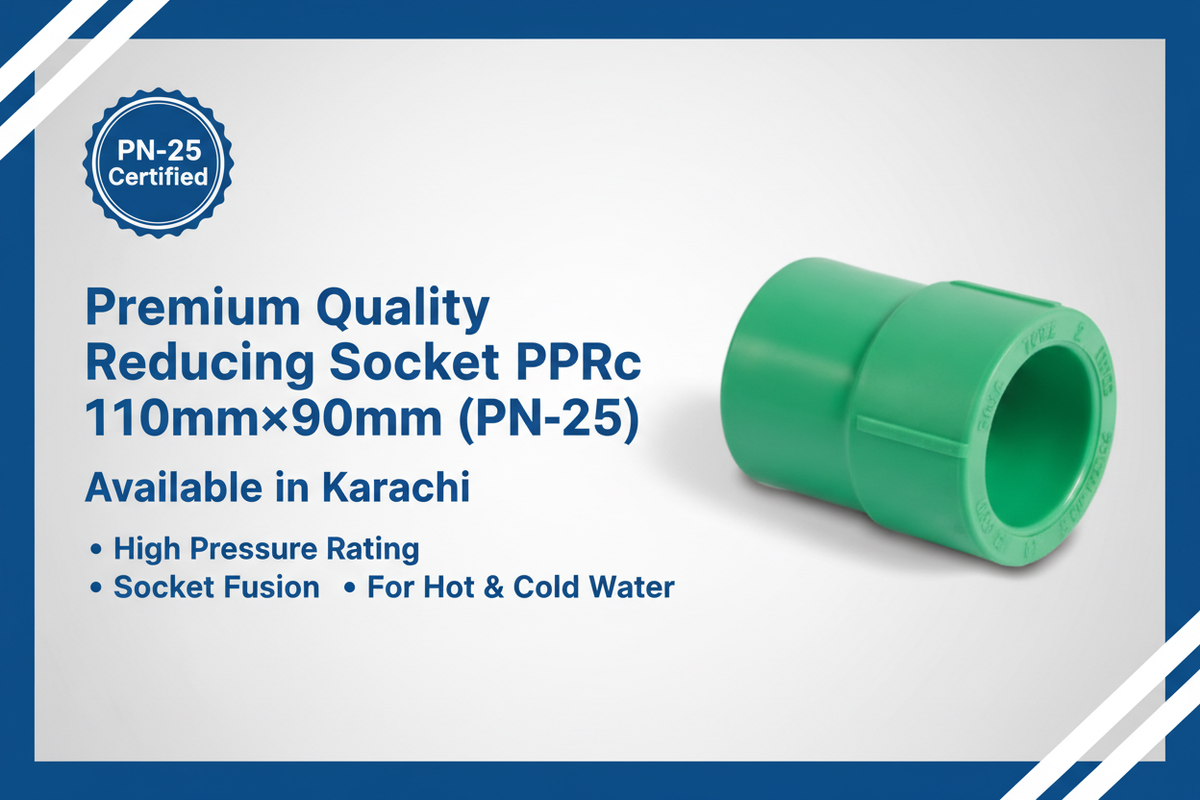 Reducing Socket PPRc 110mm×90mm (PN-25) - Available in Karachi