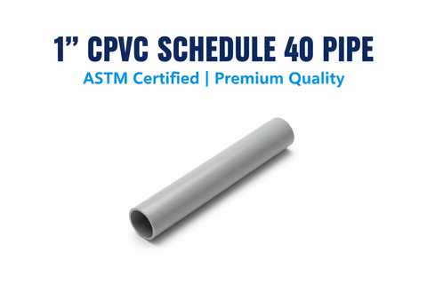 1 inch CPVC Schedule 40 Pipe