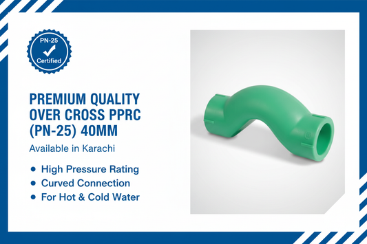 Premium PPRC Over Cross 40mm PN-25 - Available in Karachi