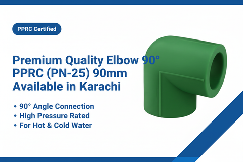 Elbow 90° PPRC PN-25 90mm Premium Quality Available in Karachi