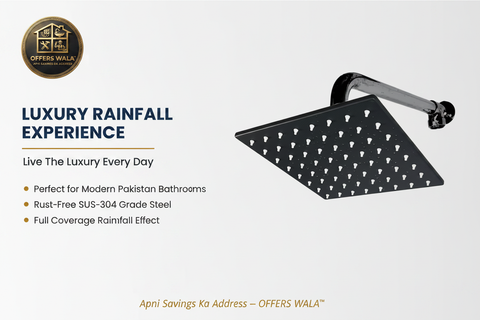 Luxury Rain Shower Head Brand Story — Offers Wala