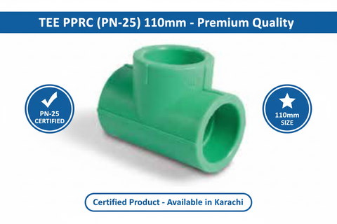 Tee PPRC PN-25 110mm Quality Certification