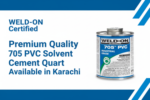 WELD-ON Certified Premium Quality 705 PVC Solvent Cement Available in Karachi