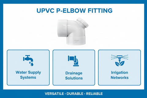 UPVC P-Elbow Applications - Water Supply, Drainage, Irrigation Systems