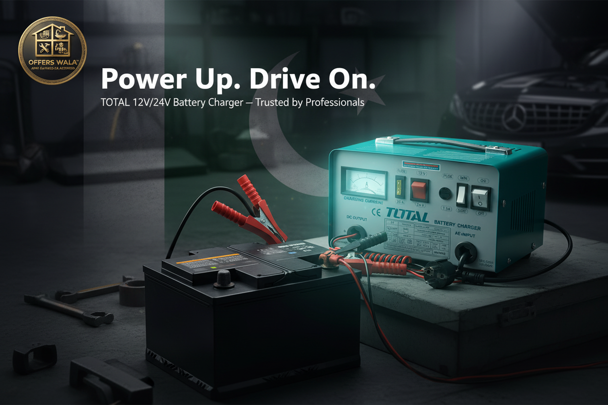 TOTAL Battery Charger - Power Up Drive On