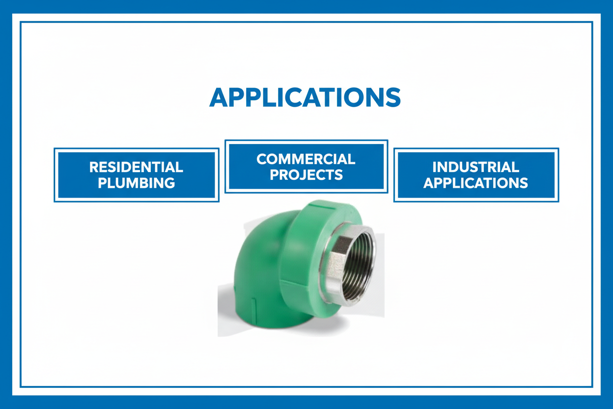 Elbow Female PPRC PN-25 50mm*1-1/2"