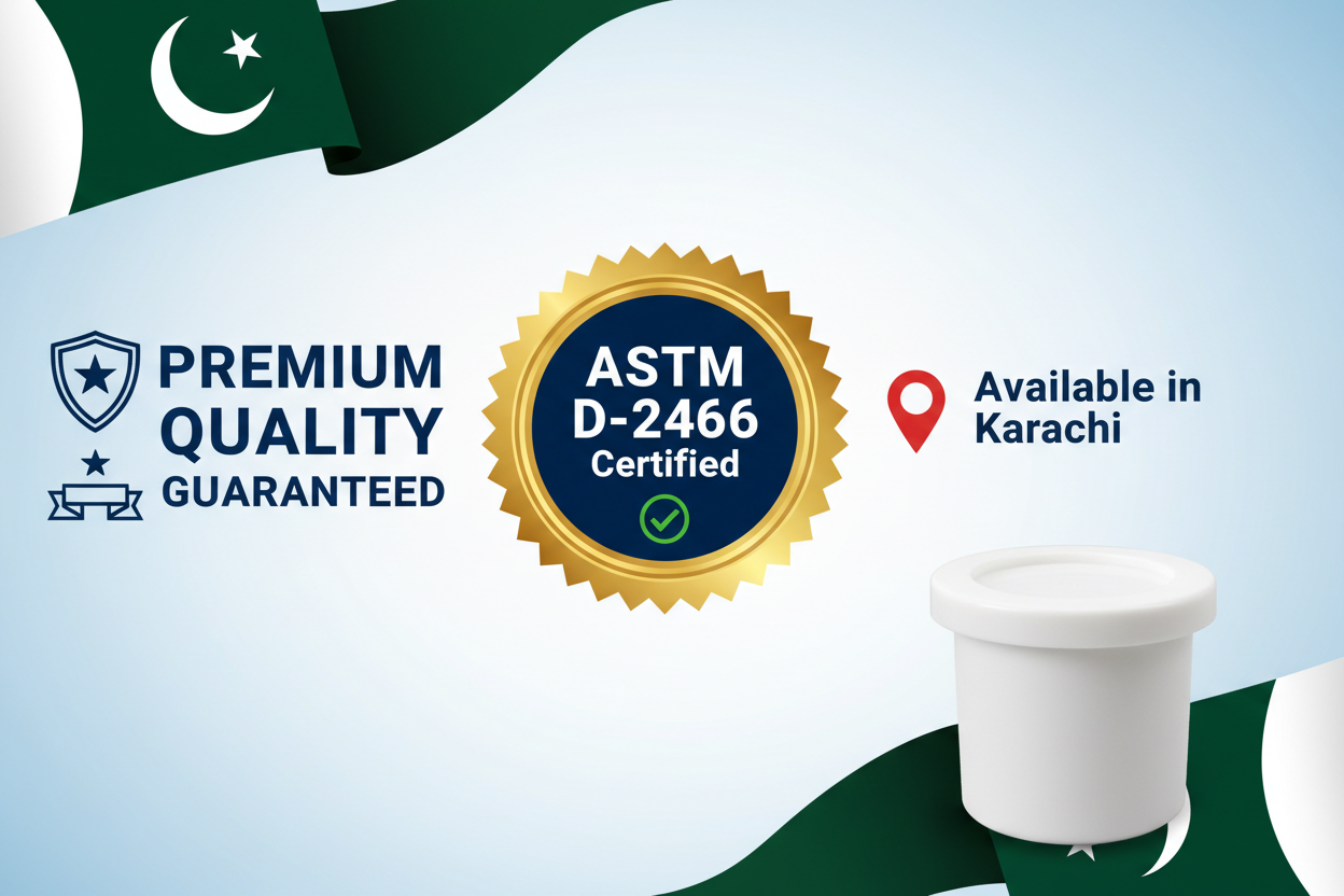 ASTM D-2466 Certified - Premium Quality UPVC End Cap Available in Karachi