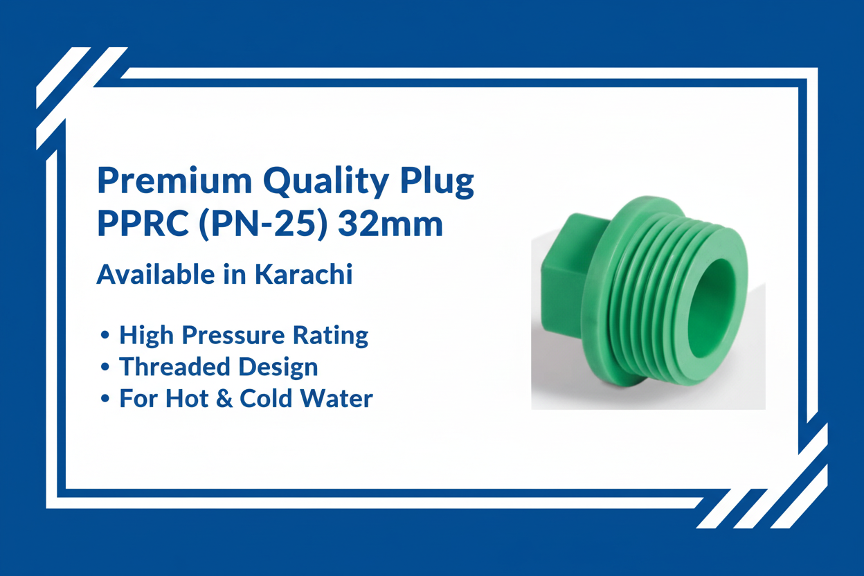 Premium PPRC Plug 32mm PN-25 - Available in Karachi