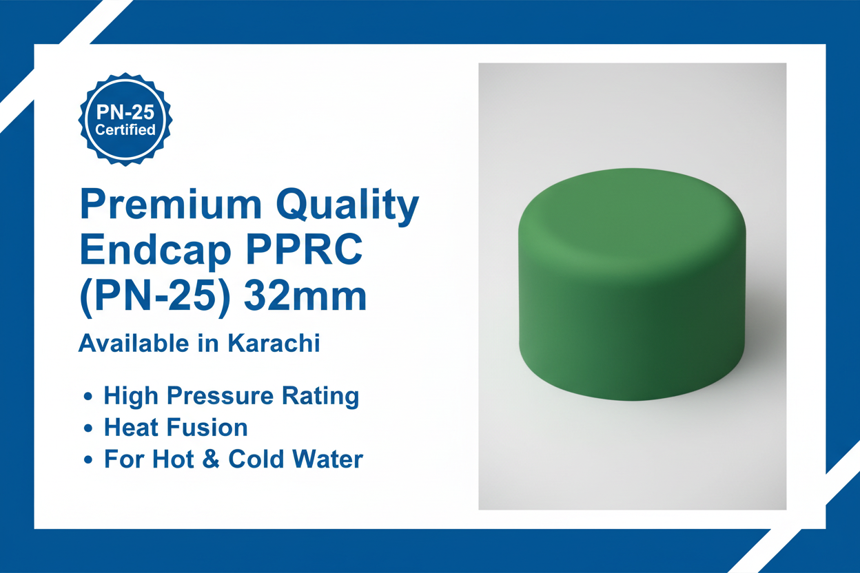 Premium PPRC Endcap 32mm PN-25 - Available in Karachi