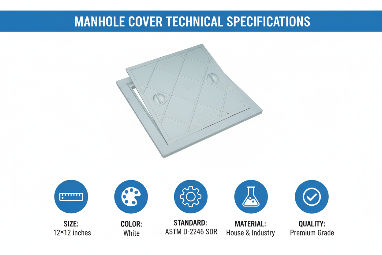 Manhole Cover Technical Specifications - Size, Standard, Material, Usage