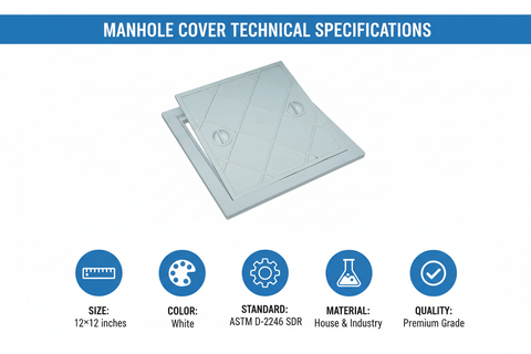 Manhole Cover Technical Specifications - Size, Standard, Material, Usage