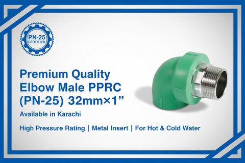 Elbow Male PPRC PN-25 32mm*1"
