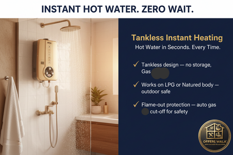 Instant Hot Water Zero Wait – A+ Lifestyle Panel