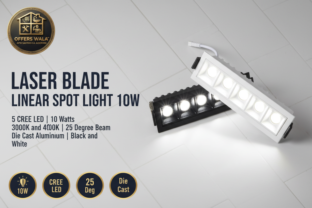 LED Laser Blade Linear Spot Light – Hero Banner A+ Image