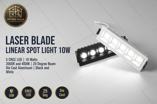 LED Laser Blade Linear Spot Light – Hero Banner A+ Image
