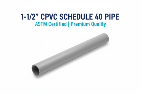1-1/2 inch CPVC Schedule 40 Pipe