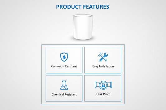 White UPVC Socket Features - Corrosion Resistant, Easy Installation, Chemical Resistant, Leak Proof
