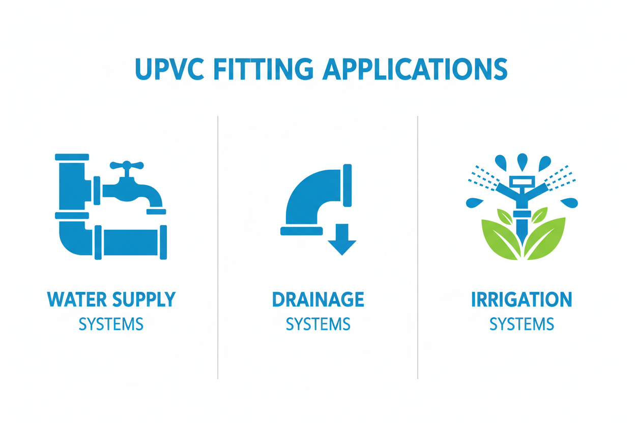 UPVC Union Applications - Water Supply, Drainage, Irrigation Systems