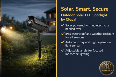 Solar Spotlight Garden Lifestyle – A+ Lifestyle Panel