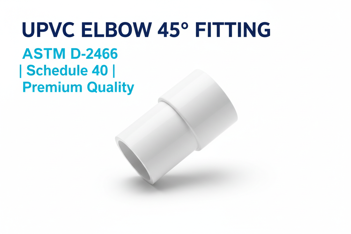 UPVC Elbow 45 Degree Fitting