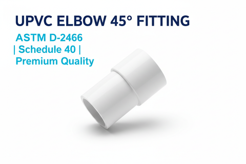 UPVC Elbow 45 Degree Fitting