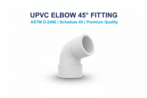 UPVC Elbow 45 Degree Fitting