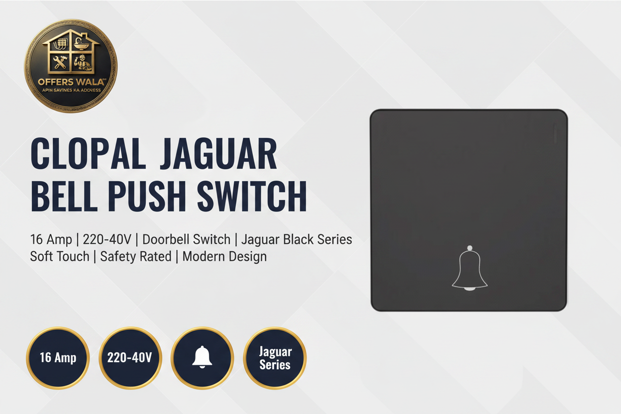 Clopal Jaguar Black Bell Push – Hero Banner A+ Image