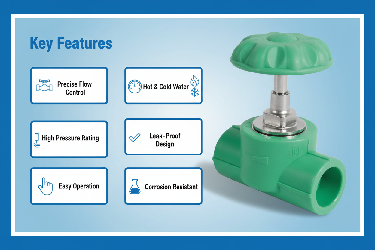 Globe Valve Key Features - Flow control, high pressure, corrosion resistant