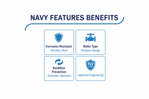 Check Valve (Wafer Type) SS TLV JAPAN - Features & Benefits
