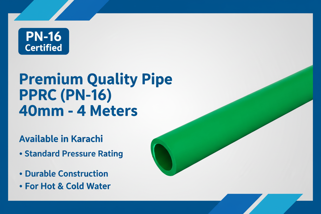 Pipe PPRC PN-16 40mm Premium Quality Available in Karachi