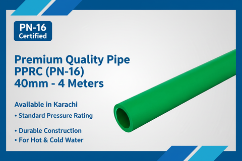 Pipe PPRC PN-16 40mm Premium Quality Available in Karachi