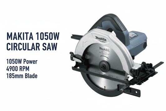 Makita 1050W Circular Saw Hero Banner - Professional Product Display