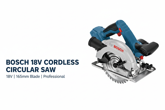 Bosch GKS18V-57 Professional Cordless Circular Saw Hero Banner - Professional Product Display