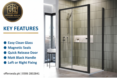 IN6 V2 Sliding Shower Door Key Features