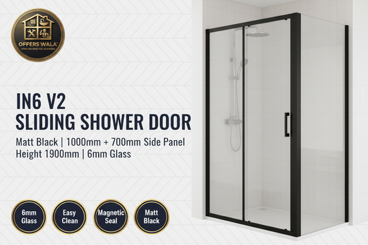 IN6 V2 Sliding Shower Door Hero Banner