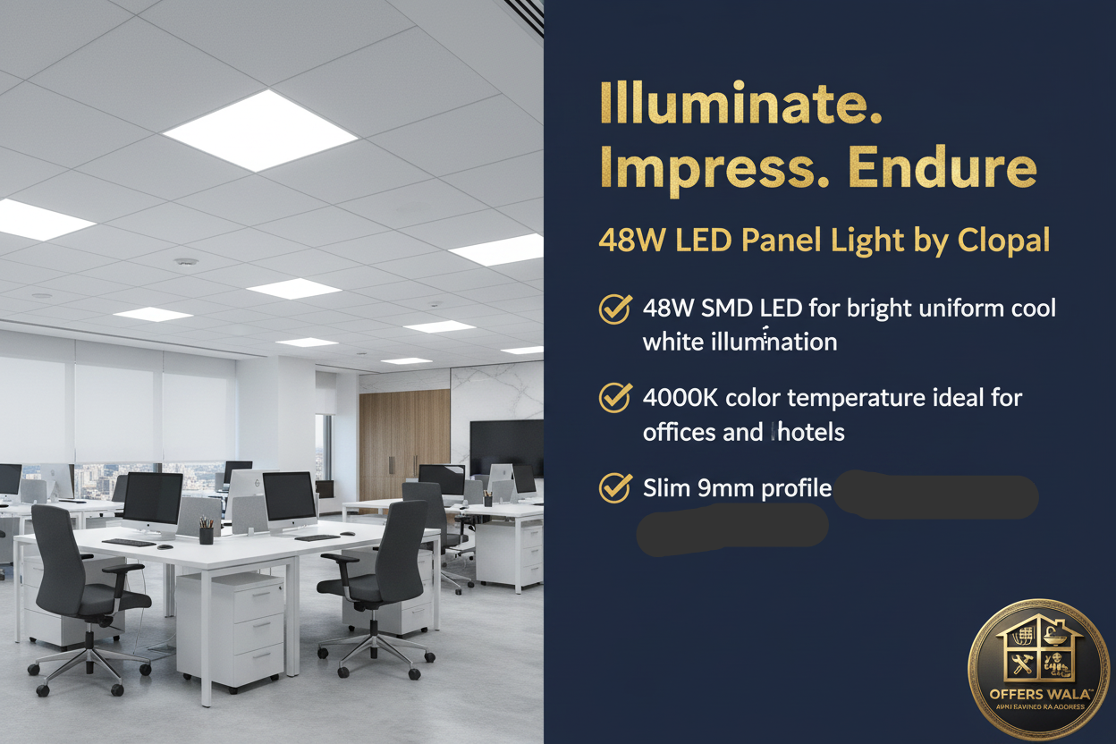 48W LED Panel Office Lifestyle – A+ Lifestyle Panel