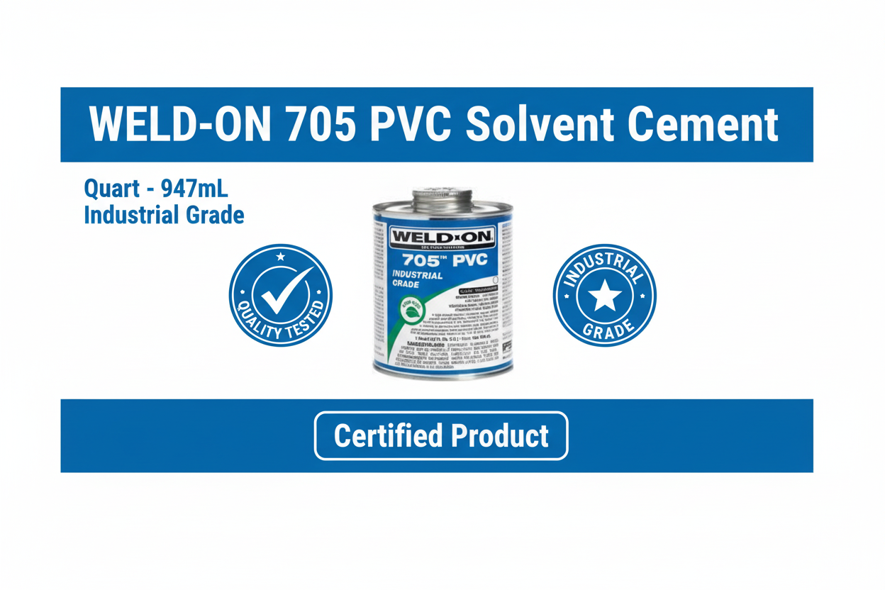 WELD-ON 705 PVC Quart Industrial Grade - Quality Tested, Industrial Grade, Certified Product