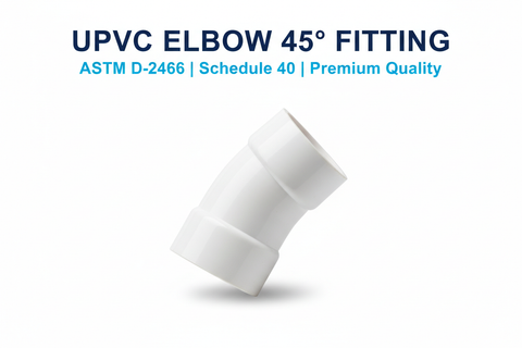 UPVC Elbow 45 Degree Fitting