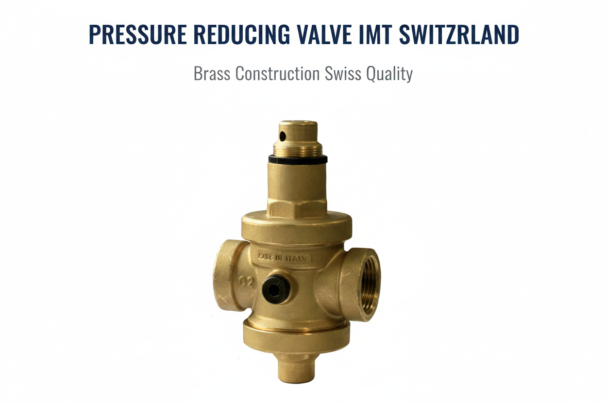 Pressure Reducing Valve IMT Switzerland - Brass Construction Swiss Quality