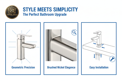 Square Basin Mixer - Style Meets Simplicity