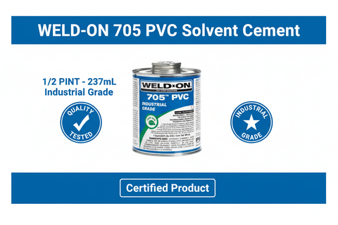 WELD-ON 705 PVC 1/2 PINT Industrial Grade - Quality Tested, Industrial Grade, Certified Product