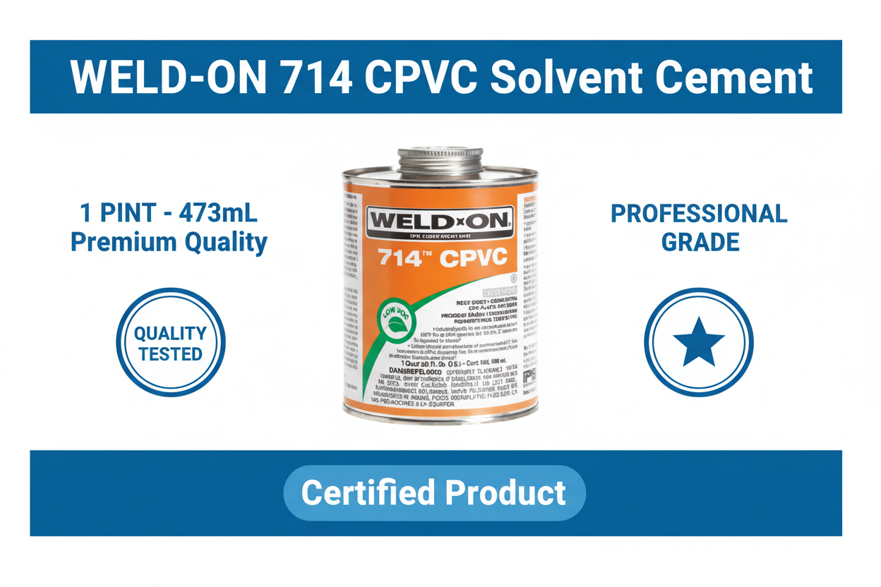WELD-ON 714 CPVC 1 PINT Premium Quality - Quality Tested, Professional Grade, Certified Product