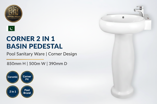 Corner 2 in 1 Basin Hero Banner — Offers Wala