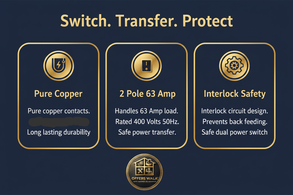 Switch Transfer Protect – A+ Feature Panel
