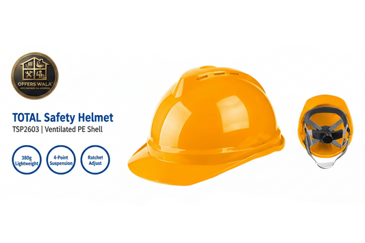 TOTAL Safety Helmet TSP2603 Hero Banner - Offers Wala