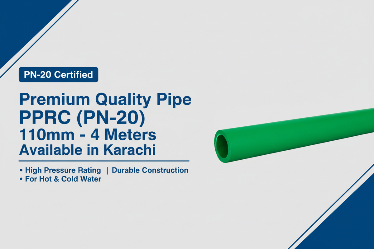 Pipe PPRC PN-20 110mm Premium Quality Available in Karachi