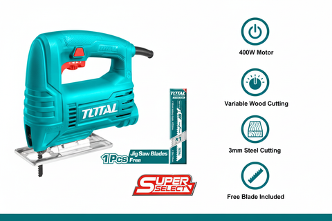 Total TS2045565 Features & Benefits - Variable Speed, Wood & Metal Cutting, Free Blade